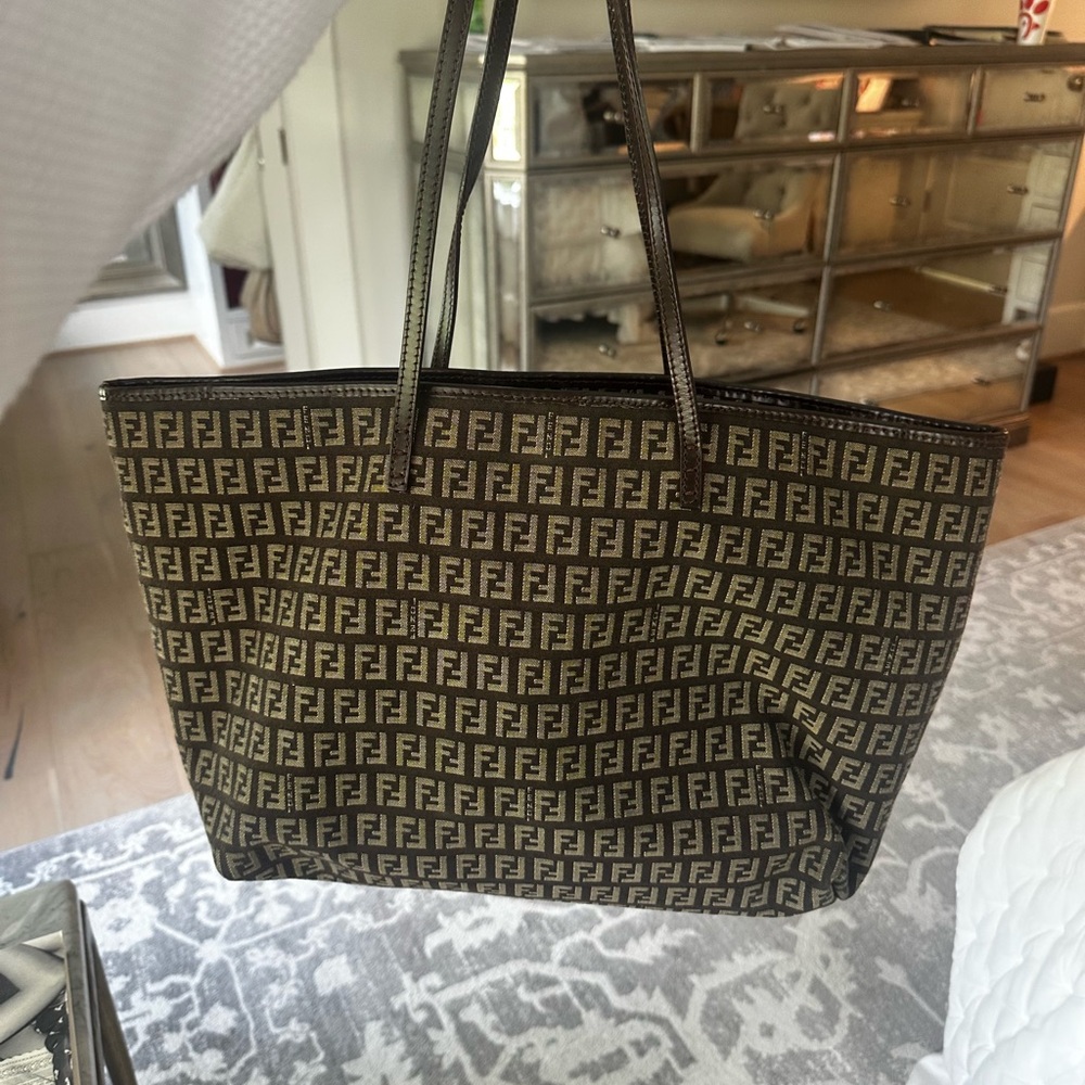 Fendi Brown Vintage Tote 2000s